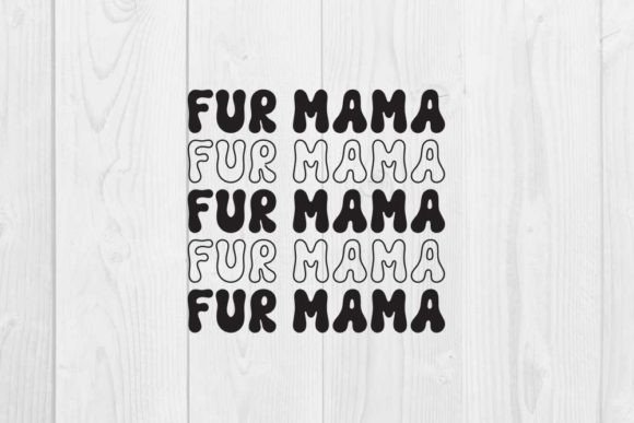 Cat Quote Design, Fur Mama: A Perfect Graphics Asset for T-Shirt Designs