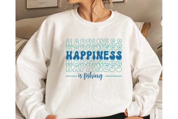 Happiness is Fishing: A Versatile Embroidery Design