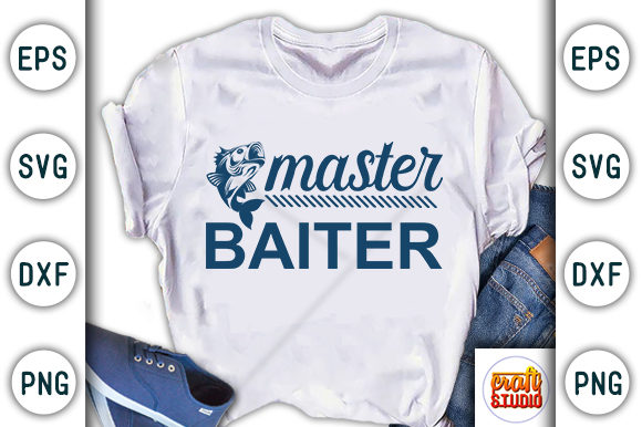 Master Baiter: A Versatile Graphic for T-Shirt Designs