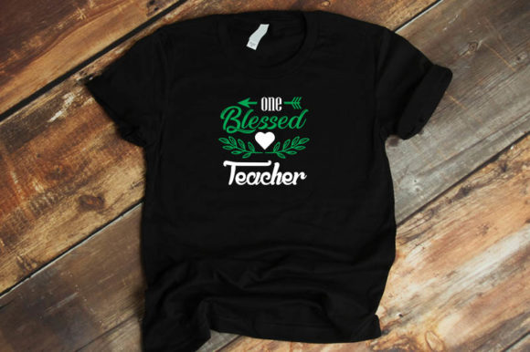 One Blessed Teacher: A Versatile Graphics Asset for T-Shirt Designs