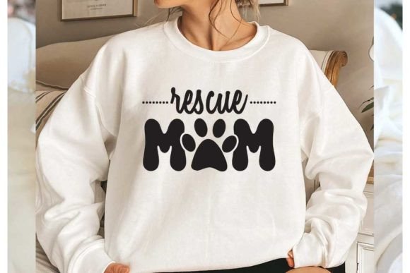Review: Dog Quote Design, Rescue Mom for T-Shirt Graphics