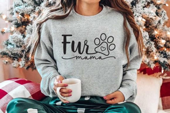 Reviewing Dog Quote Design, Fur Mama for T-Shirt Graphics